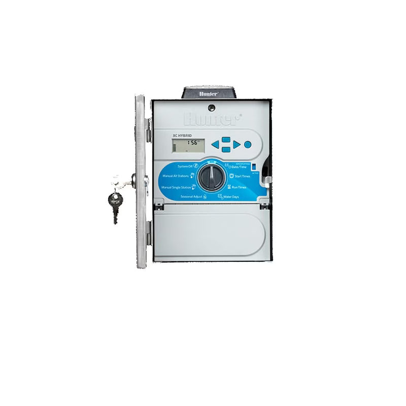 Hunter XC Hybrid Fixed Outdoor 12 Station Battery-Operated Irrigation Controller