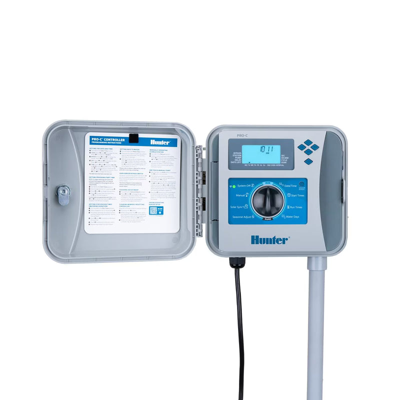 Hunter Pro-C P2C400 Outdoor Irrigation Controller – 4 Station Base Unit