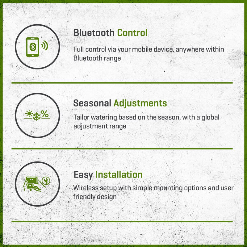 Rain Bird ESPBAT-BT Smart Battery Irrigation Controller – Bluetooth Enabled