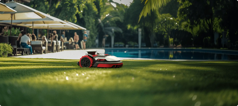 Kress KR236S RTKⁿ Robotic Lawn Mower (6 Acre, Enhanced Motor, V-Wheel Traction, Commercial Grade)