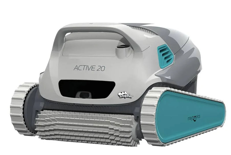 Maytronics Dolphin Active 20 Robotic Pool Cleaner (Floor/Wall/Waterline Cleaning, PowerStream Navigation)