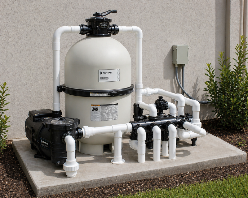 Pentair DE Pool Filtration System (48 / 60 sq ft)