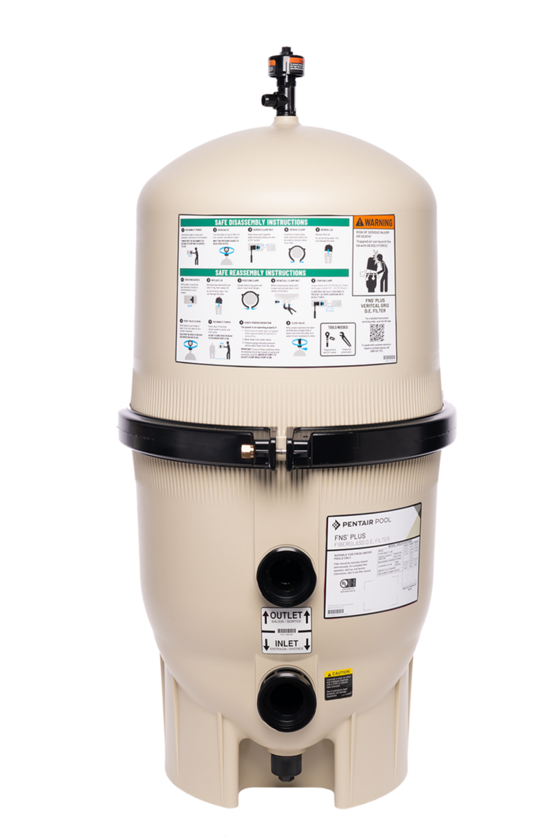 Pentair DE Pool Filtration System (48 / 60 sq ft)