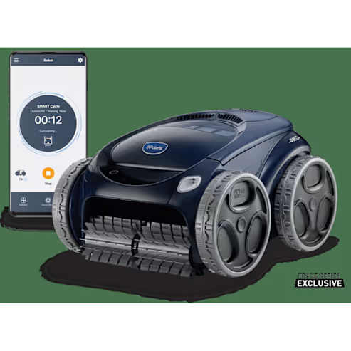 Polaris Alpha iQ Robotic Pool Cleaner | 60' Cord + Caddy