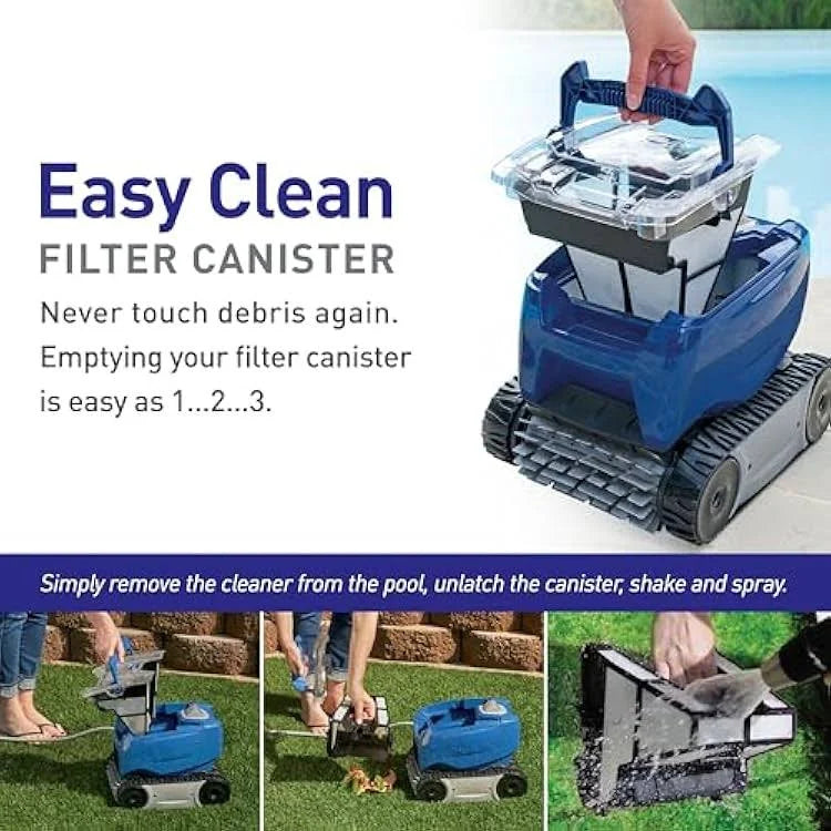 Polaris 7240 Sport Robotic Pool Cleaner (Floor & Wall Cleaning, Compact, Energy Efficient)