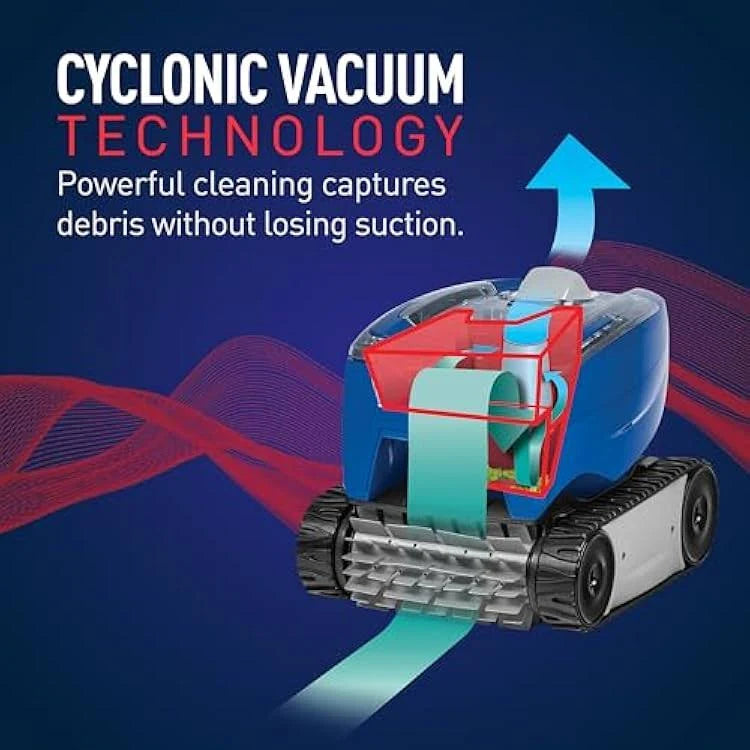 Polaris 7240 Sport Robotic Pool Cleaner (Floor & Wall Cleaning, Compact, Energy Efficient)