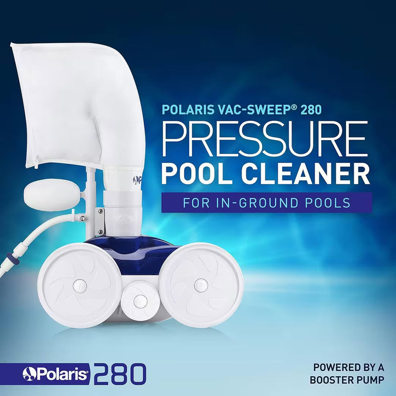 Polaris TR28P Pressure-Side Pool Cleaner (Booster Pump Required, High-Power Cleaning)