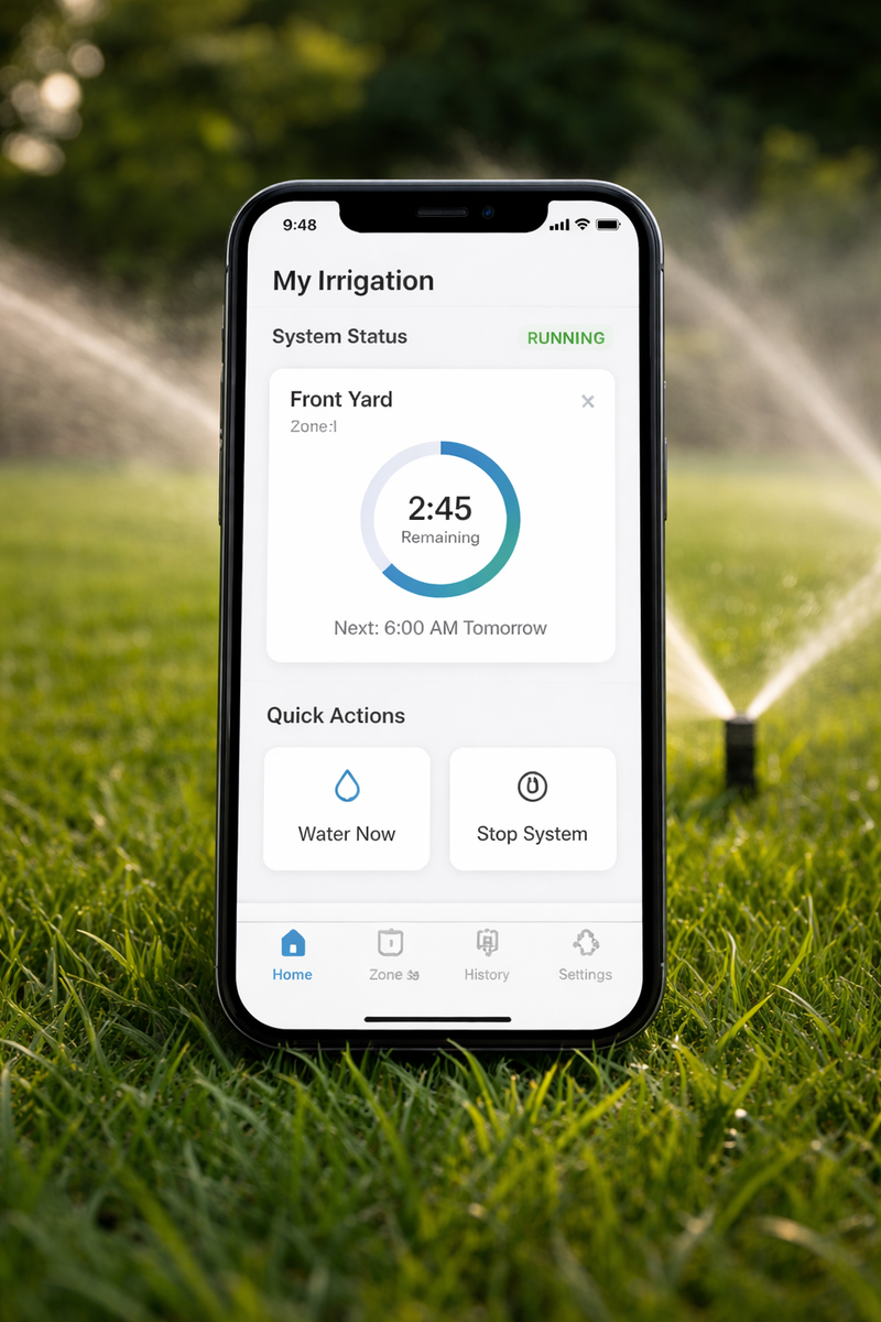 Smart Irrigation Automation System – Hunter Hydrawise® WiFi Landscape Control