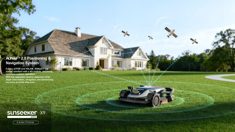 Sunseeker X9 Robotic Lawn Mower (3 Acres)